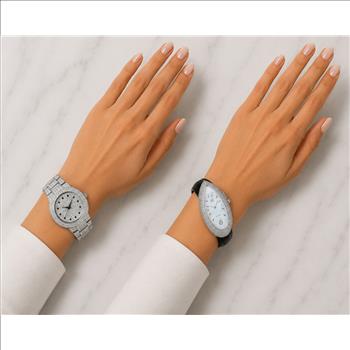 ADEE KAYE LADIES CRYSTAL WATCHES LADIES- SET , AK2005-L-AK2527-L