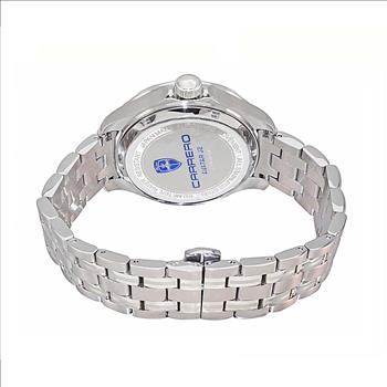 Lechateau Watches- Automatic -24  Jewels NH35, Textured Yellow Date dial, Blue Bezel C1S6161GR_BUYL - Retail at (MSRP: 2,268.00)