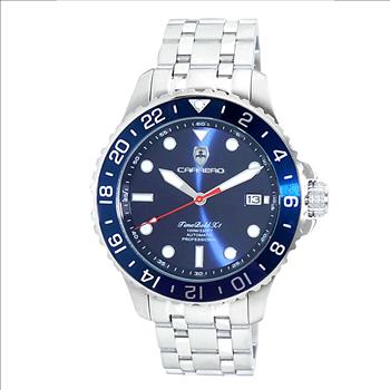 LeChateau, Men's TIME BOLD- X1,  NH35 AUTOMATIC MOVEMENT, 10 ATM, BLUE DIAL, C1S737BUBU - MSRP:  $2,340.00