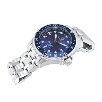 LeChateau, Men's TIME BOLD- X1,  NH35 AUTOMATIC MOVEMENT, 10 ATM, BLUE DIAL, C1S737BUBU - MSRP:  $2,340.00