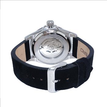 Lechateau Watches Men's Automatic - Magnifying Date, MOP Dial with Exhibition Back, C1S266GN_LBKRetail at (MSRP: $ 2,124.00)