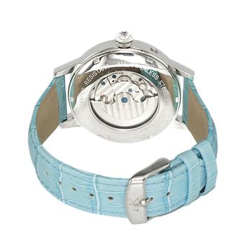 ADEE KAYE 20 Jewels Automatic Movement with Moon Phase Complication, AK2269-12BU-LBU RETAIL AT (MSRP: $645.00)