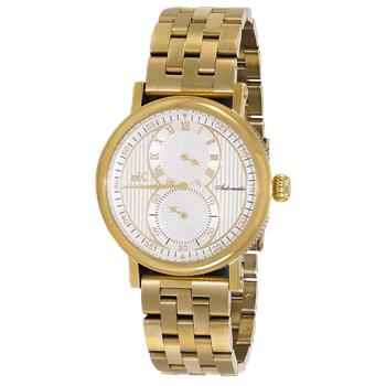 ADEE KAYE,  20 JEWELS - AUTOMATIC REGULATOR , SILVER DIAL, AK5665-MB-GSV - RETAIL AT $ 600.00