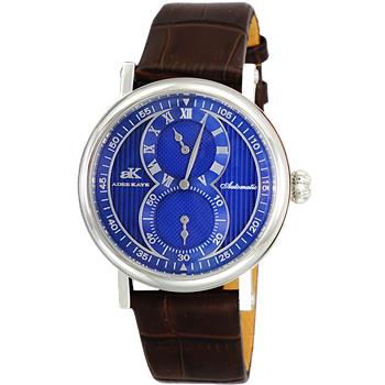 ADEE KAYE 20-Jewels TY2708  Automatic Regulator Movement , Genuine leather band, AK5665-MBU_BN - (MSRP: $600.00)