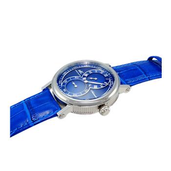 Adee Kaye, 20-Jewels TY2708  Automatic Regulator Movement , Genuine leather band, AK5665-MBU_BU - Retail price at $600.00