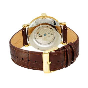 ADEE KAYE 20-Jewels TY2708  Automatic Regulator Movement , Genuine leather band, AK5665-MGSV_BN - (MSRP: $600.00)