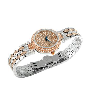 ADEE KAYE, 3-HANDS DATE DIAL, AUSTRIAN STONE , AK2526-L2R RETAIL AT (MSRP: $345.00)