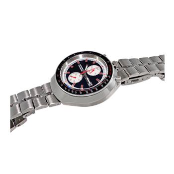 ADEE KAYE CHRONOGRAPH WITH 24-HOUR DISPLAY, TACHYMETER, AK5662-MBK - (MSRP: $725.00)