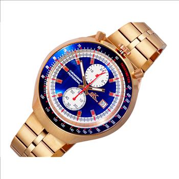 ADEE KAYE CHRONOGRAPH WITH 24-HOUR DISPLAY, TACHYMETER, AK5662-MRGBU - (MSRP:$725.00)