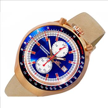 ADEE KAYE CHRONOGRAPH WITH 24-HOUR DISPLAY, TACHYMETER, AK5662-MRGBU_LBN - (MSRP:$725.00)