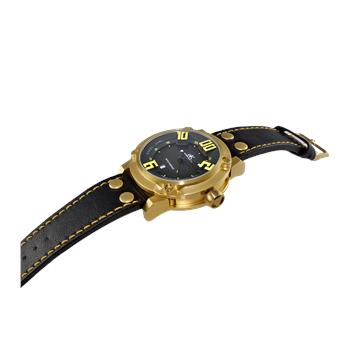 ADEE KAYE GENUINE LEATHER BAND, JAPAN QUARTZ MOVEMENT, AK7281-MGBK