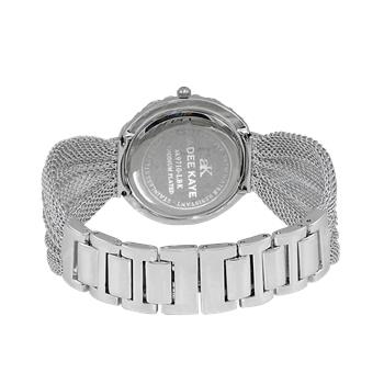 ADEE KAYE  MESH BAND SILVER TONE, AUISTRIAN STONE,  AK9710-LBK-MESH - (MSRP: 475.00)