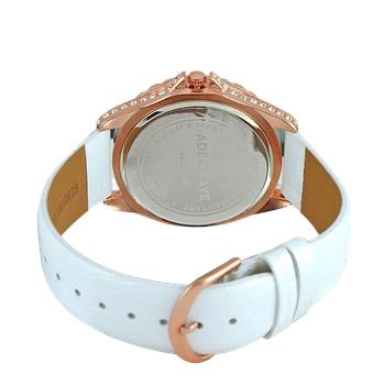 ADEE KAYE MID SIZE, 3 - HANDS COLRED STONE (WHITE), AK2727-R - RETAL AT (MSRP: $ 225.00)