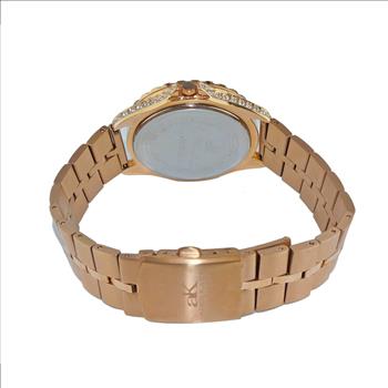 ADEE KAYE, MID-SIZE WATCH ROSETONE,  184 PCS SETTING STONE, AK2727-R_MB - (MSRP: $345.00)