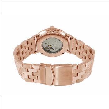 ADEE KAYE WATCHES 21 JEWELS AUTOMATIC MECHANICAL , DOME CRYSTAL, AK9044-MBRG_SV  RETAIL AT $600.00