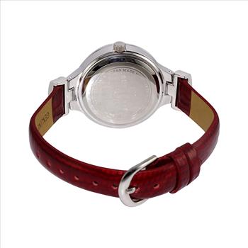 ADEE KAYE WATCHES, 3-HANDS DATE DIAL, MULTI-COLOR AUSTRIAN STONE AK2522-LRD , RETAIL AT (MSRP: $345.00)