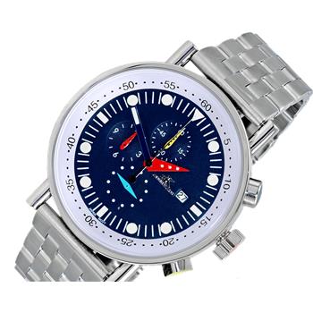 ADEE KAYE WATCHES, CHRONOGRAPH MOVEMENT, STAINLESS STEEL CASE AND BAND,  MULTI- COLOR HANDS , AK2268-20_BU - RETAIL AT $675.00