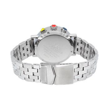 ADEE KAYE WATCHES, CHRONOGRAPH MOVEMENT, STAINLESS STEEL CASE AND BAND,  MULTI- COLOR HANDS , AK2268-20_BU - RETAIL AT $675.00