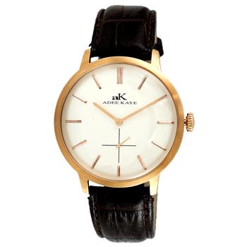 ADEE KAYE WATCHES, DOME MINERAL CRYSTAL, MIYOTA QUARTZ MOV'T. AK2225-RGSV/LBN, RETAIL AT (MSRP: $295.00)