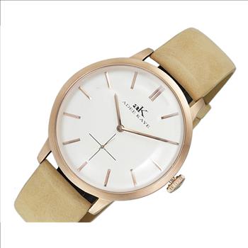 ADEE KAYE WATCHES, DOME MINERAL CRYSTAL, MIYOTA QUARTZ MOV'T. AK2225-RGSV/LTAN, RETAIL AT (MSRP: $295.00)