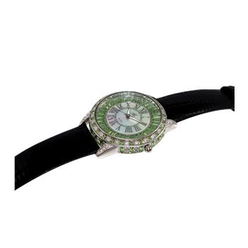 ADEE KAYE WATCHES, MULTI-COLOR STONES, MOTHER OF PEARL 3-HANDS DIAL, AK2524-LGN - RETAIL AT (MSRP: 345.00)