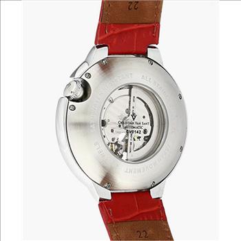 Christian Van Sant Men's CV0142 Cyclone Automatic Analog Display Quartz Red Watch, CV0142