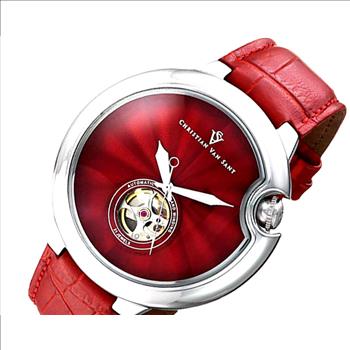 Christian Van Sant Men's CV0142 Cyclone Automatic Analog Display Quartz Red Watch, CV0142
