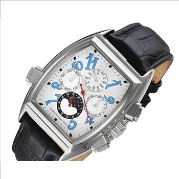 Christian Van Sant Watches, Men's  Automatic  Sun-Moon Phase, White Dial CV2134, Retail at (MSRP: $1,795.00)