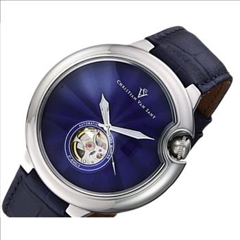 Christian Van Sant Watches Men's Cyclone Automatic Analog Display Quartz Blue Watch, CV0140, Retail at (MSRP: $1,295)