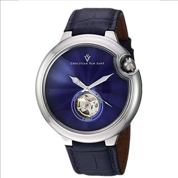 Christian Van Sant Watches Men's Cyclone Automatic Analog Display Quartz Blue Watch, CV0140, Retail at (MSRP: $1,295)