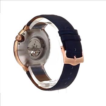 Christian Van Sant Watches Men's  Cyclone Automatic, Blue Dial - Rose tone CV0143, RETAIL AT (MSRP: $1,295.00)