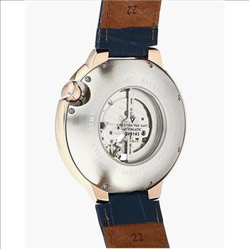 Christian Van Sant Watches Men's  Cyclone Automatic, Blue Dial - Rose tone CV0143, RETAIL AT (MSRP: $1,295.00)