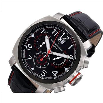 Christian Van Sant Watches Men's  Grand Python Swiss Quartz  Analog Display  Black Watch, - Retail at (MSRP: $1,090)