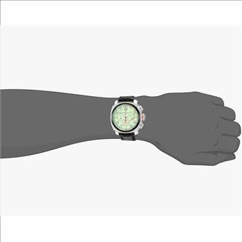 Christian Van Sant Watches , Men's Green Dial, Leather strap, Black dial, Quartz movement, Retail At (MSRP: $1,095.00)