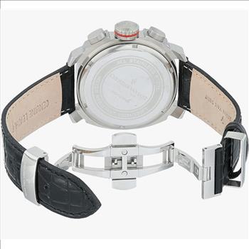 Christian Van Sant Watches , Men's Green Dial, Leather strap, Black dial, Quartz movement, Retail At (MSRP: $1,095.00)