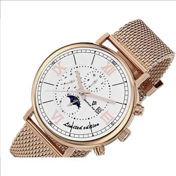 Christian Van Sant Watches, Men's Limited Edition, Automatic Sun/Moon Phase,  White Dial CV1153, Retail at (MSRP: $995.00)