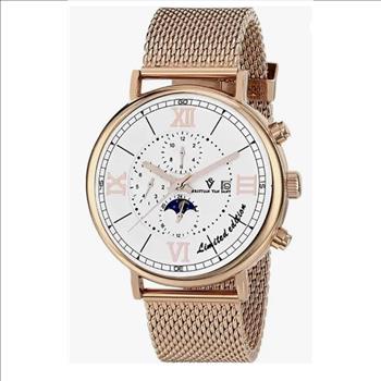 Christian Van Sant Watches, Men's Limited Edition, Automatic Sun/Moon Phase,  White Dial CV1153, Retail at (MSRP: $995.00)