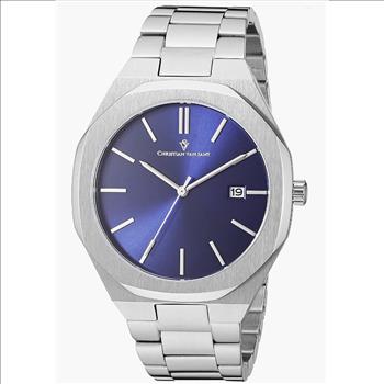 Christian Van Sant Watches Men's Octavius Slim, 3-Hands Date Dial, CV0522 Retail at (MSRP: $750.00)