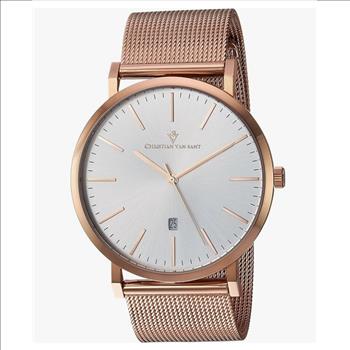 Christian Van Sant Watches ,Men's Paradigm  White Dial, Rose Gold Watch, CV4322 Retail at (MSRP: $325.00)