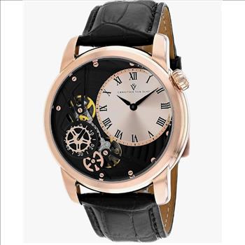 Christian Van Sant Watches Men's Sprocket Auto-Quartz Watch | Rose Gold Dial CV1549 Retail at (MSRP: $1,195)