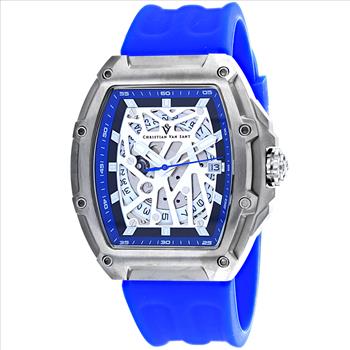 Christian Van Sant Watches Odyssey, Automatic White/Blue Dial , CV6191 - Retail at (MSRP: $1,495.00)