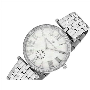 Christian Van Sant Watches Sultry Swiss Quartz Rose Gold-Tone Watch, CV0213, Retail at (MSRP: $550.00) Women's