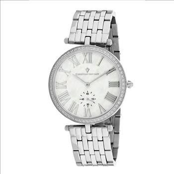 Christian Van Sant Watches Sultry Swiss Quartz Rose Gold-Tone Watch, CV0213, Retail at (MSRP: $550.00) Women's