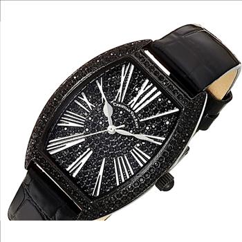 Christian Van Sant Watches Women's Chic, IP-Black tone, Retail at (MSRP: $750.00)