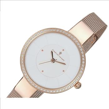 Christian Van Sant Watches Women's CV0221 Reign Analog Display Quartz Rose Gold Watch, CV0221 , Retail at (MSRP: $395.00)