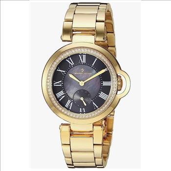 Christian Van Sant Watches Women's Cybele Stainless Steel Quartz Watch with Stainless-Steel Strap, Gold