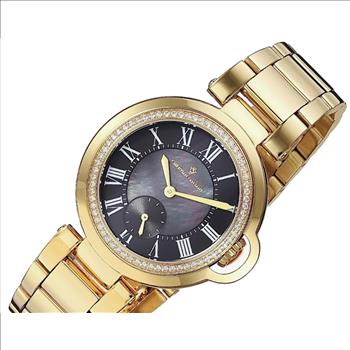 Christian Van Sant Watches Women's Cybele Stainless Steel Quartz Watch with Stainless-Steel Strap, Gold