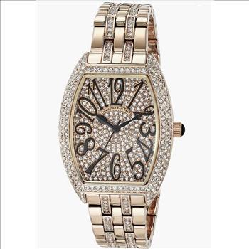 Christian Van Sant Watches Women's Elegant Sparkle, 3-Hands Dial, Rose tone, CV0262, Retail at (MSRP: $895.00)