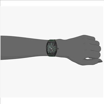 Christian Van Sant Watches, Women's  IP-Black tone, w/ setting Stone,  Black/Green dial, CV4825 Retail at (MSRP: $750.00)