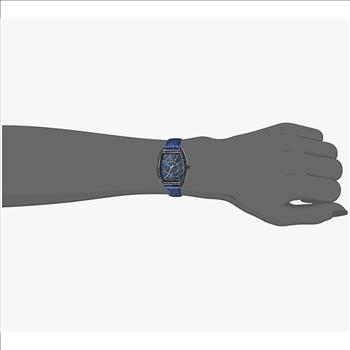 Christian Van Sant Watches Women's  IP-Black tone, w/ setting Stone, Blue/Black dial CV4824 , Retail at (MSRP: $750.00)